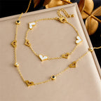 Shell Heart Jewelry Set