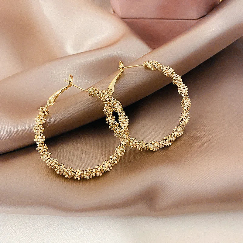 Geometric Bracelet & Earrings