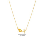 Crystal Tulip Necklace