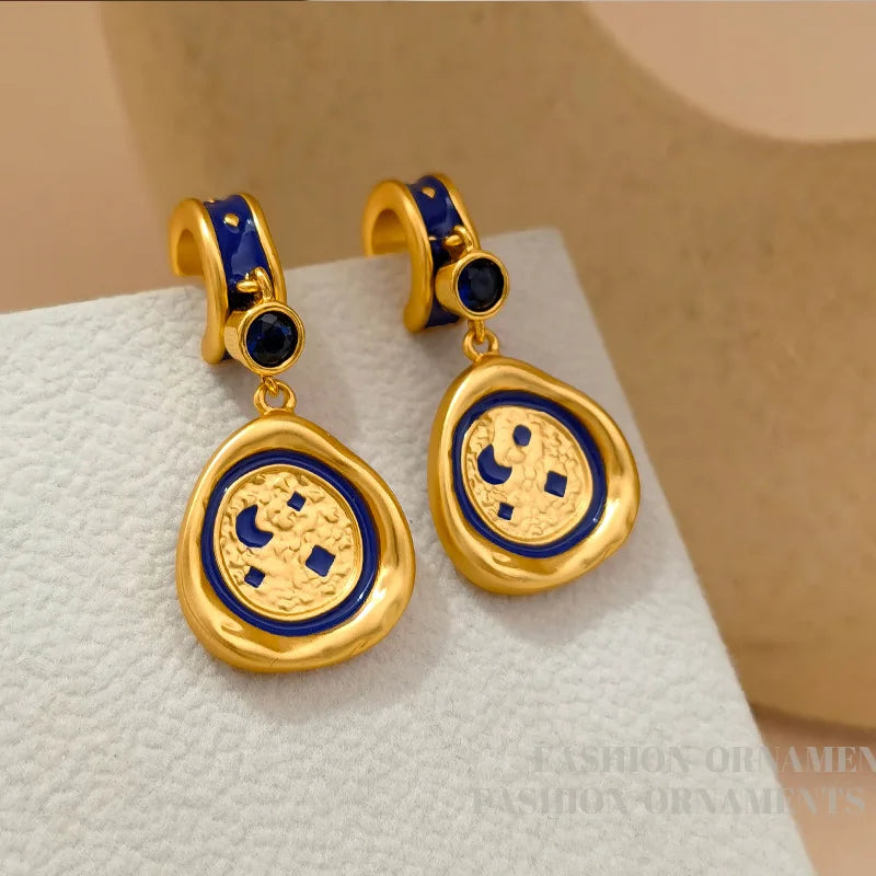 Elegant Night Sky Earrings