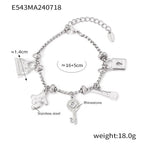 Lock Charm Bracelets