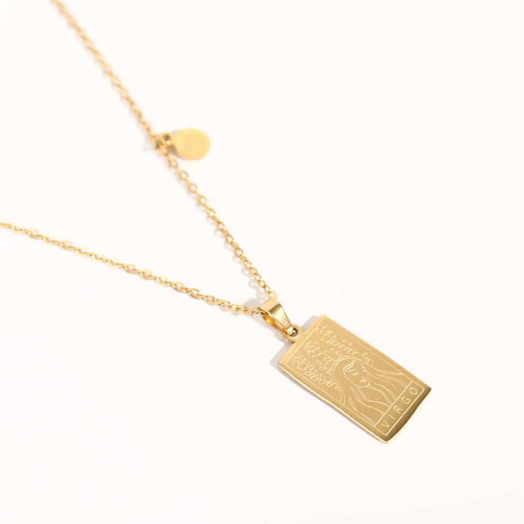 Vintage Zodiac Tarot Necklace