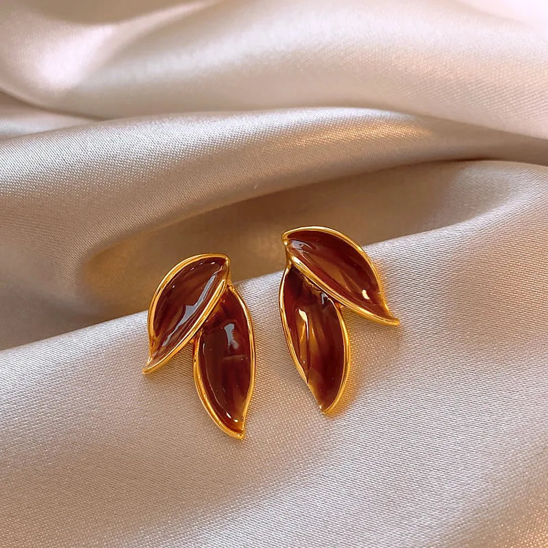 Vintage Leaf Earrings