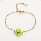 Simple Boho Evil Eye Bracelet
