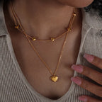 Double Layered Lovers Necklace