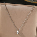 Minimal Tear Drop Necklace