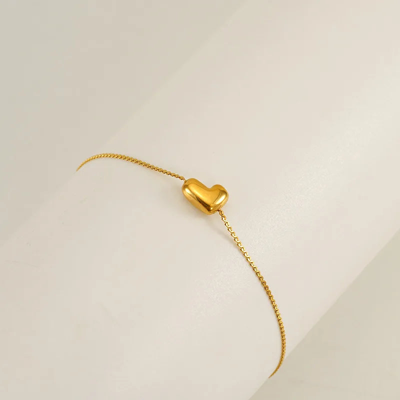 Dainty Bubble Initial Bracelets