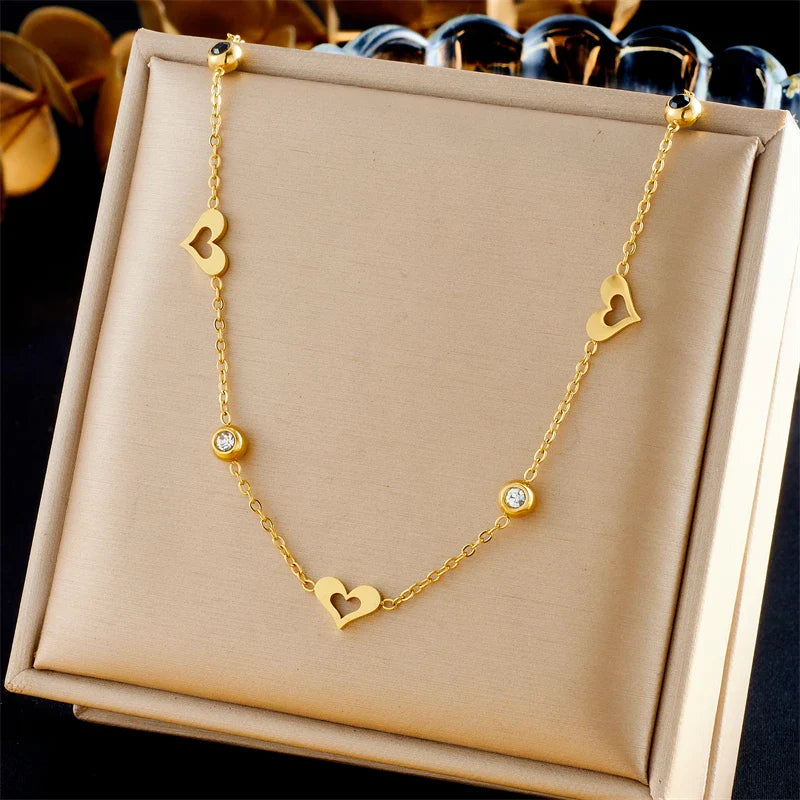 Shell Heart Jewelry Set