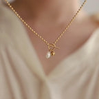 Dainty Peal Pendant Necklace