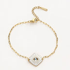 Simple Boho Evil Eye Bracelet