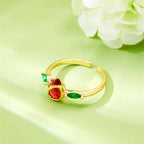 Crystal Tulip Ring