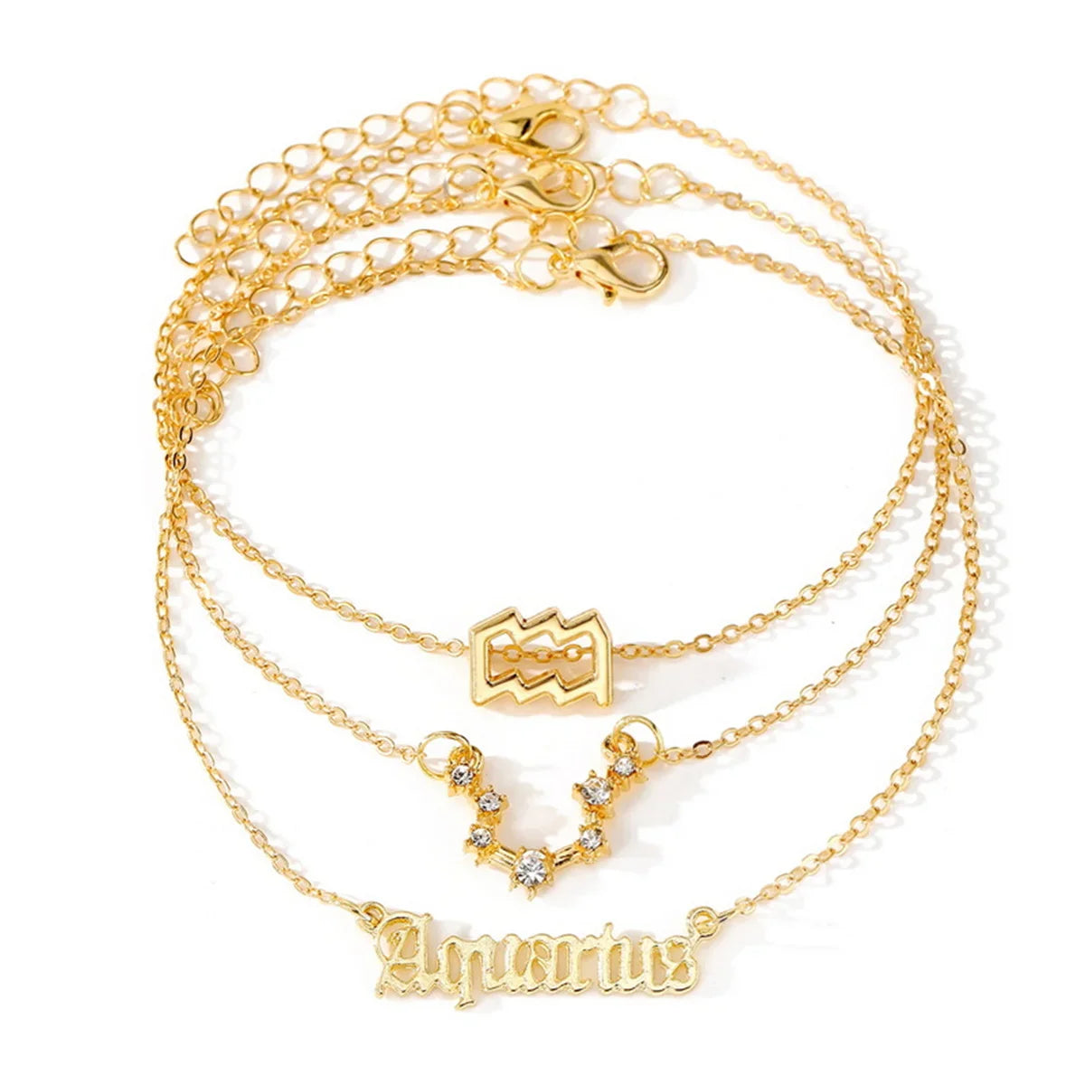 3PC Zodiac Anklets