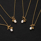Dainty Peal Pendant Necklace