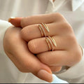 Open Curve Ring