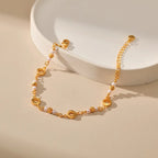 18k Pearl Hoop Bracelet