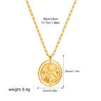 Retro Paperclip Pendant Necklaces