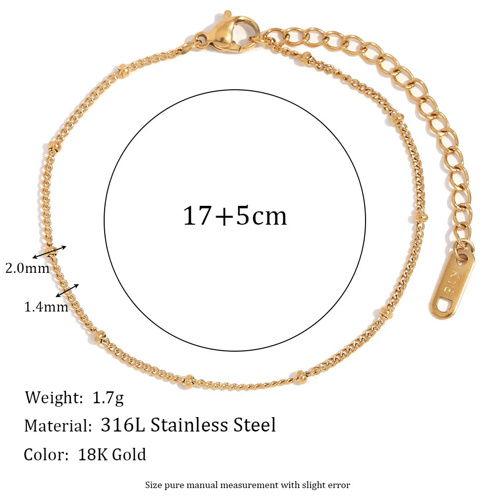 18k Modern Chain Bracelets