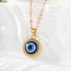 Round Vintage Evil Eye Necklaces
