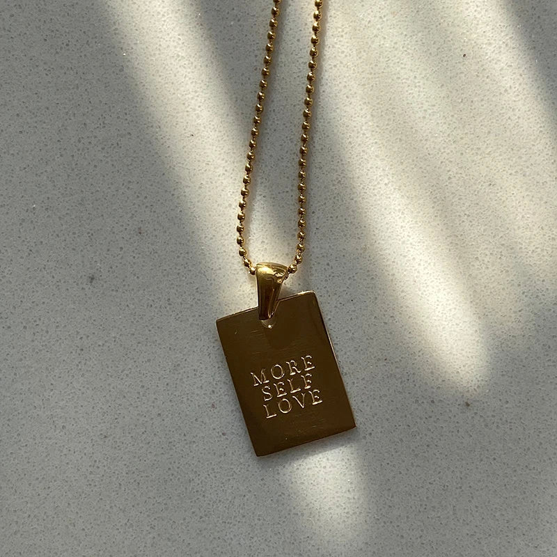 Engraved Motivational Necklaces