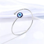 Open Evil Eye Bangle