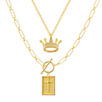 2PC Jesus Is King Necklaces