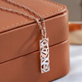 Geometric Drop Necklace