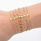 Dainty Boho Evil Eye Bracelet